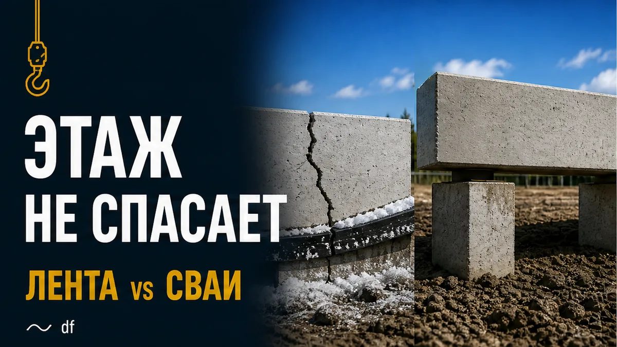 Какой фундамент выбрать для одноэтажного дома из газобетона 100–120 м²: лента, плита или сваи с ростверком