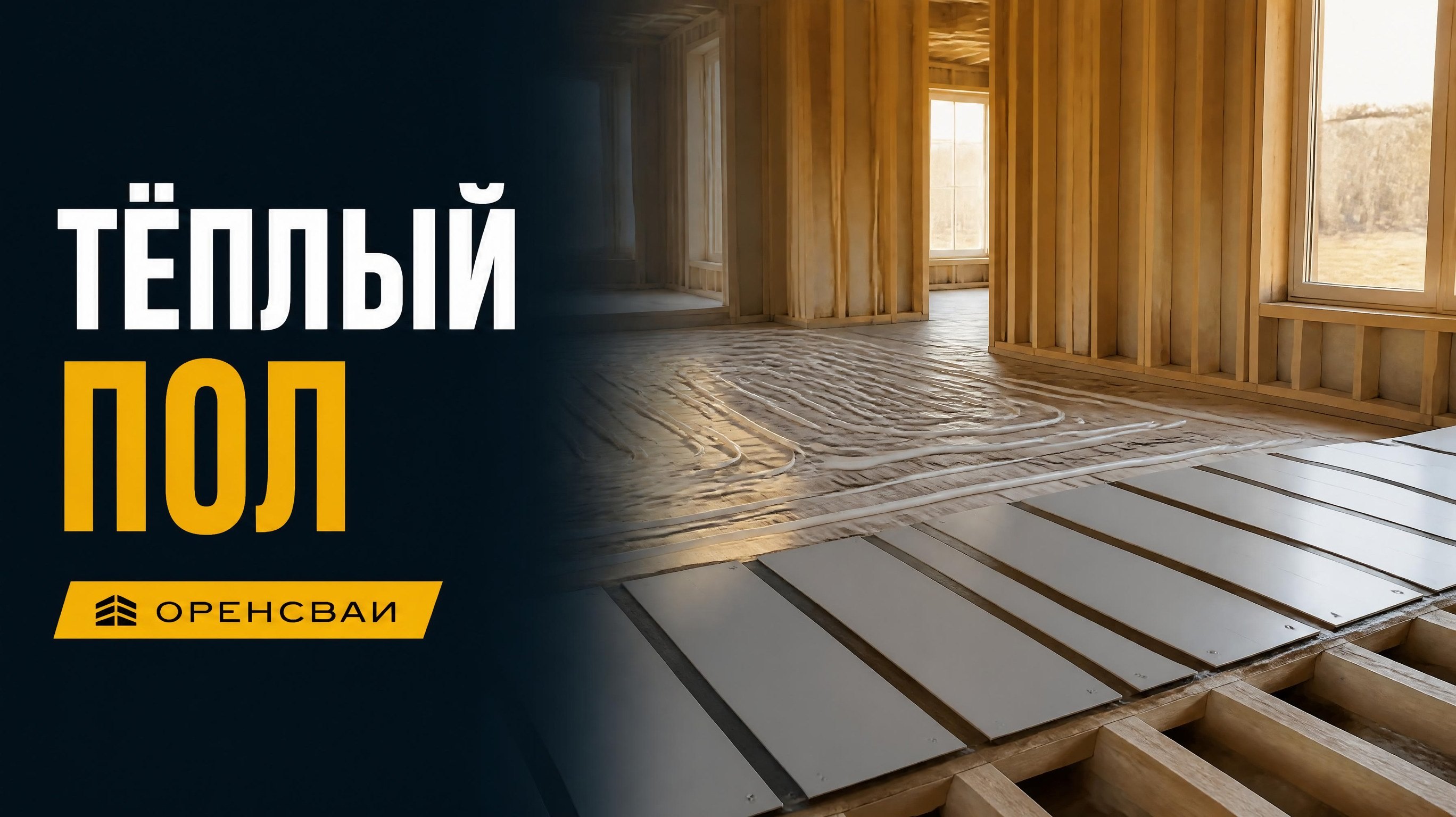 Теплый пол в каркаснике на сваях: мокрая стяжка против сухого контура, не восемь сантиметров вслепую
