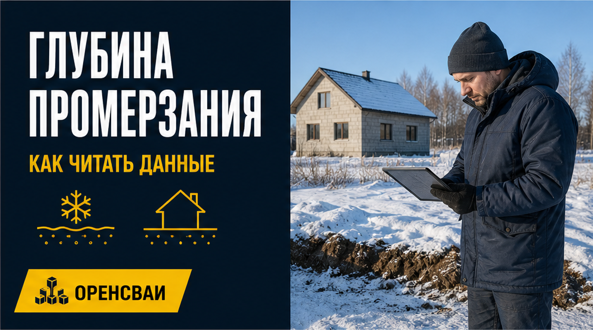 Глубина промерзания в Оренбурге: как читать справочные данные