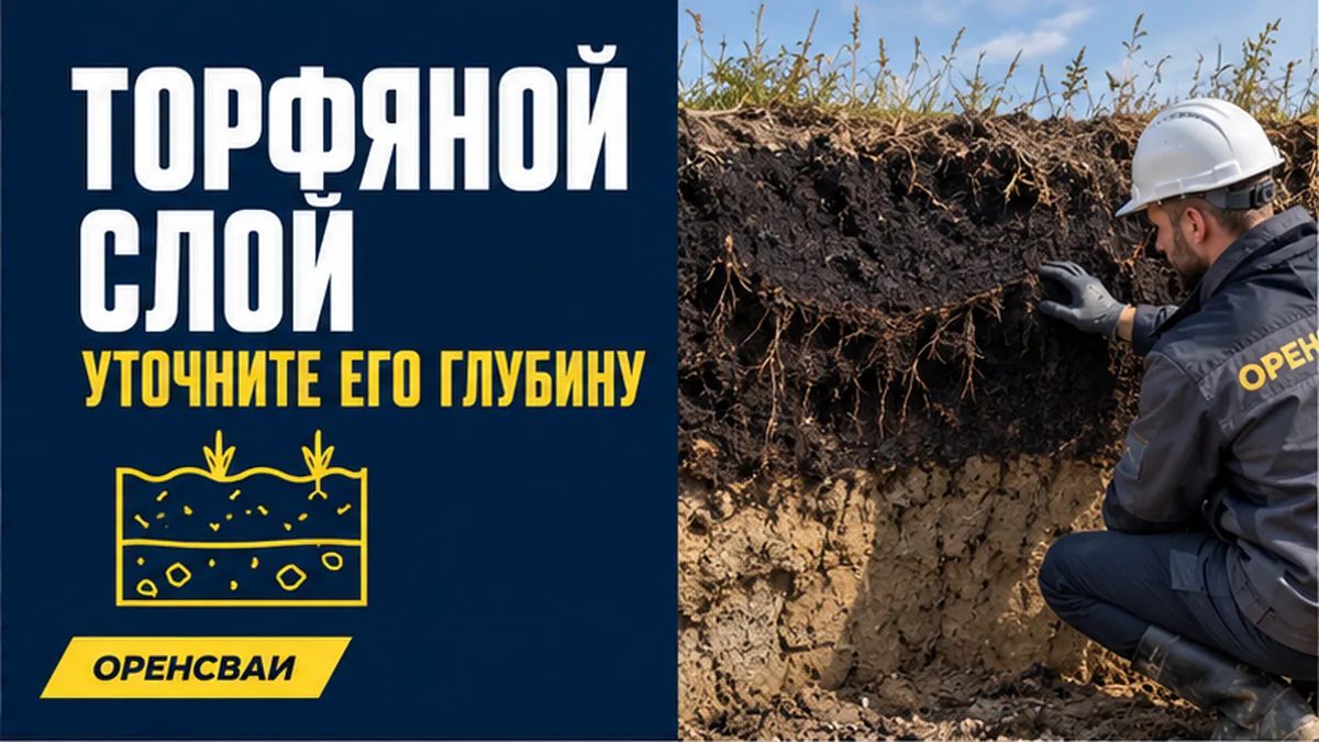 Осмотр признаков сырого и органического грунта на участке