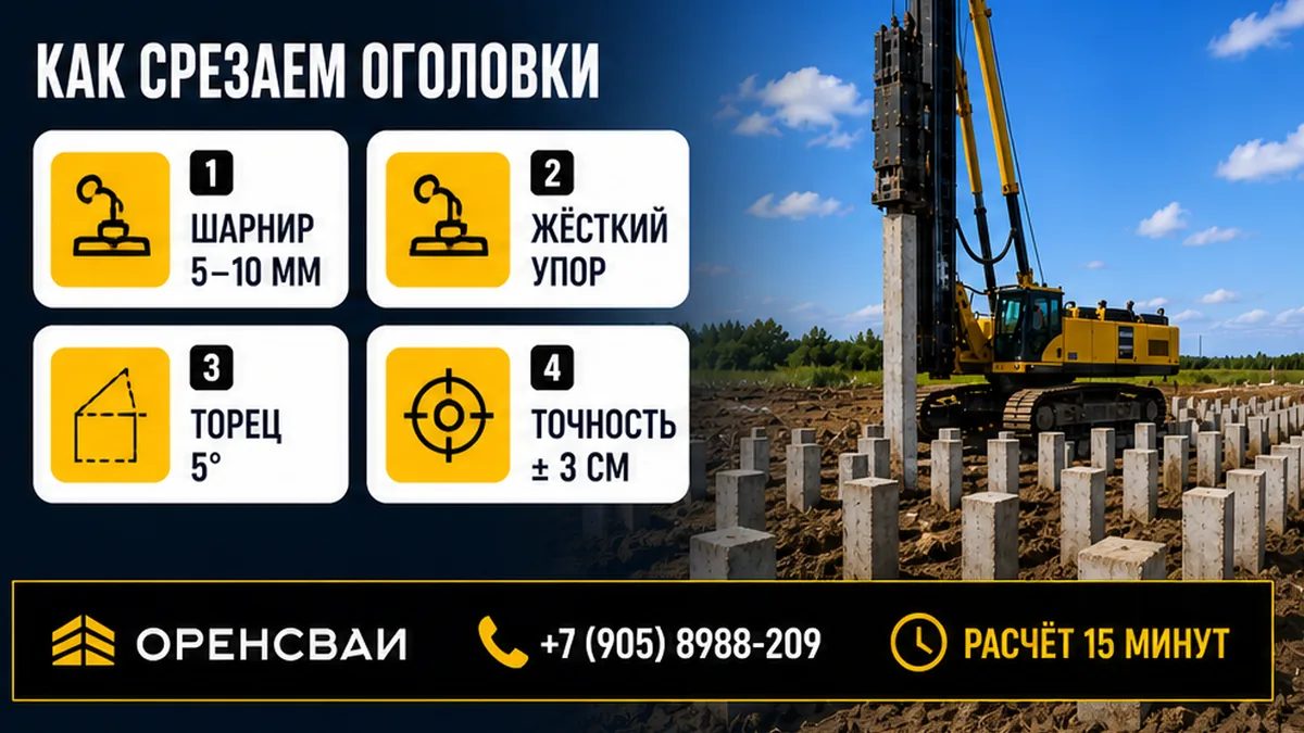 Торец бетона после срезки и арматурные выпуски: шарнир 5-10 см или жёсткая анкеровка