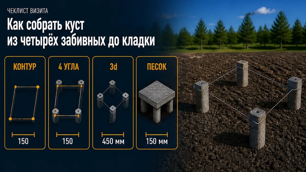 Пять шагов: контур печи, вынос плиты, 4 угла ≥3d, зазор с песком, гидро и лист